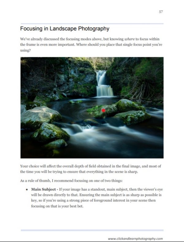 The Ultimate Guide to Landscape Photography Ebook - From Planning to Processing